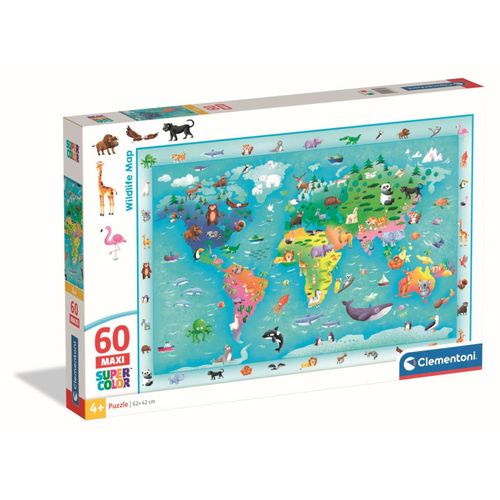 Puzzle Enfant 60 Pièces Maxi - Wildlife