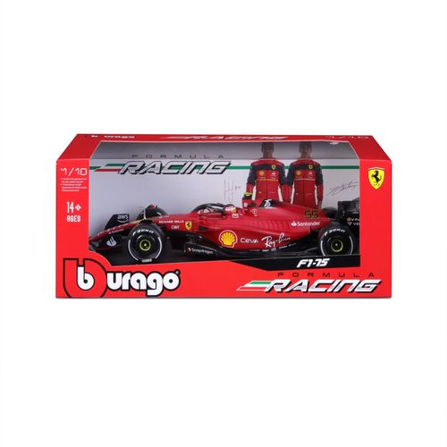 Véhicules Miniatures Die Cast 1/18 Ferrari - 2022 Formule 1 - Avec Casque #Sainz