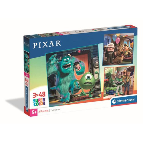 Puzzle Enfant 3x48 Pièces - Disney Pixar