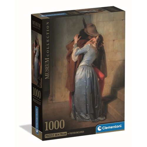 Puzzle Adulte Compact 1000 Pièces - Hayez : The Kiss