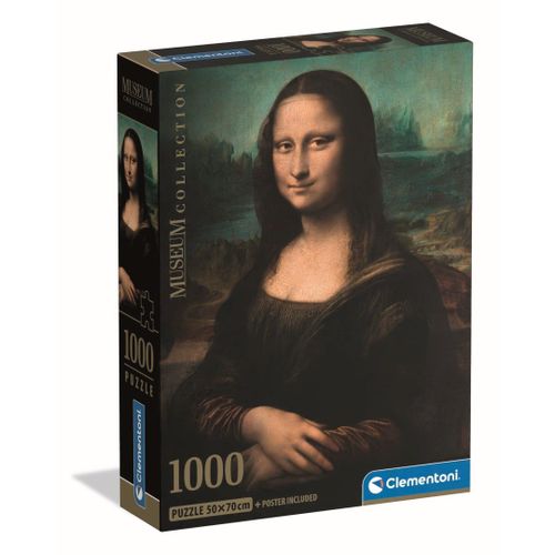 Puzzle Adulte Compact 1000 Pièces - De Vinci : La Joconde
