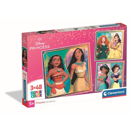 Puzzle Enfant 3x48 Pièces - Disney Princess