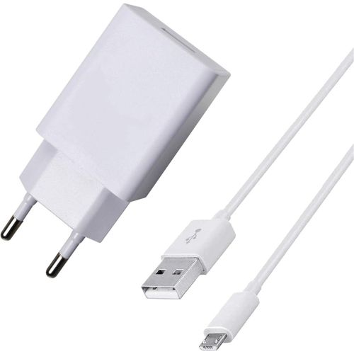 Chargeur Et Cable Micro Usb Pour Xiaomi Redmi 9A/12C/9C/A2; Samsung Galaxy S4/J3/S5/J5/A6/A3/A8/A9[RAP121451]