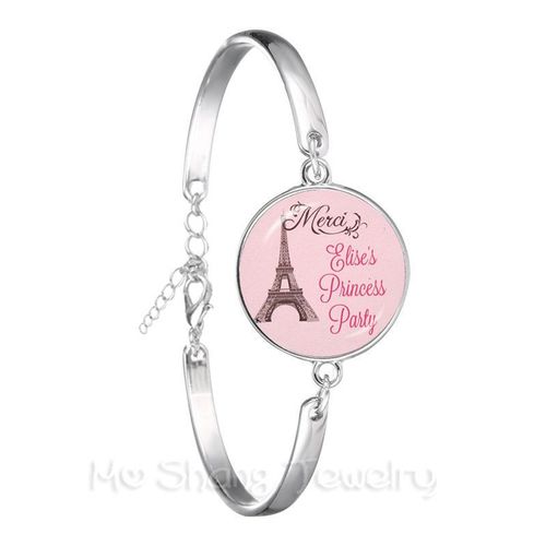 Bracelet De Remerciement À La Mode Pour Enseignant, Motif De C¿Ur Rouge, En Verre Plaqué Argent, Pour Femmes Et Hommes, Cadeaux De Thanksgiving