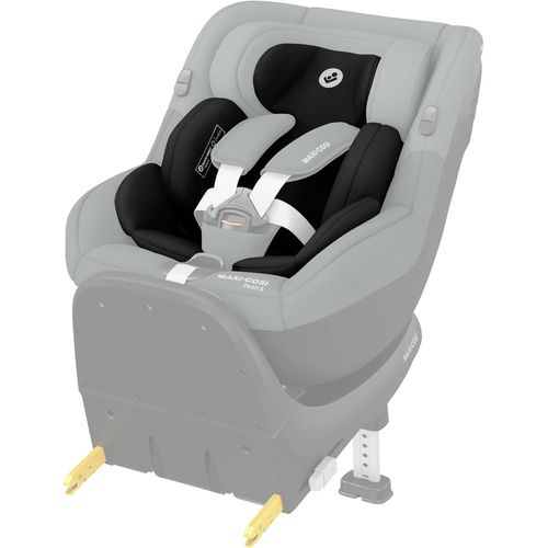 I-Cosi Pearl S Coussin Réducteur Pour Nouveau-Né, Accessoire Siège-Auto Nouveau-Né, 0-3mois, 40-60cm, Coussin Réducteur Siège-Auto Pour Nouveau-Né Lavable, Tissus Ecocare, Authentic Black[L855]