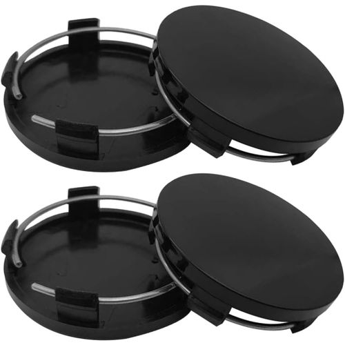 4 Pièces Auto Cache Moyeux, Enjoliveurs De Roue Abs, Enjoliveur Centre Roue Pour Pneu Voiture, Enjoliveurs Pour Jantes, Moyeux Et Centres Roues, Accessoire Décoration Pour Véhicules(Noir)[L2828]