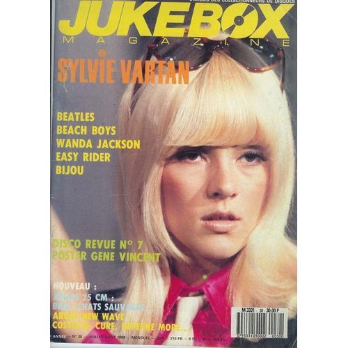 Jukebox  N° 30f : Sylvie Vartan, Bijou, The Beatles, The Beach Boys, Easy Rider, Wanda Jackson, Gene Vincent, Les Chats Sauvages, The Cure, Depeche Mode, Elvis Costello