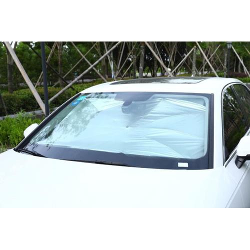Pare-soleil pour auto, pare-brise, intérieur, parasol auto, SUV, camion,  design breveté (125 x 65 cm pour petite voiture)