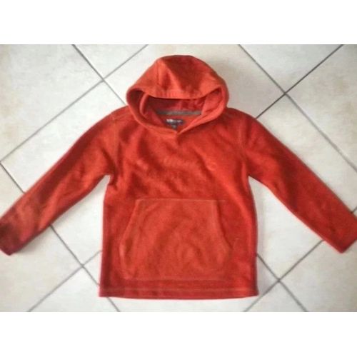 Pull - Sweat Genre Polaire À Capuche Enfant Mixte 6 Ans.