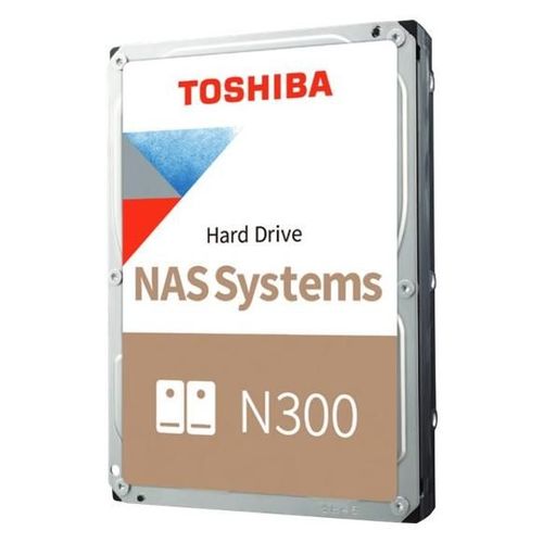 Toshiba N300 NAS HDWG51EUZSVA - Disque dur - 14 To - interne - 3.5" - SATA 6Gb/s - 7200 tours/min - mémoire tampon : 512 Mo