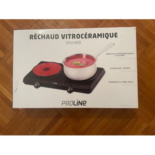 Réchaud, vitrocéramique Proline VH2400