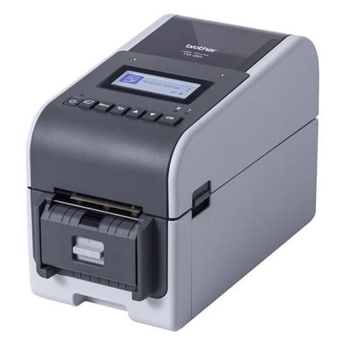 Brother TD-2350D203 - Imprimante d'étiquettes/de reçus - Noir et blanc - thermique direct - Rouleau (6,3 cm) - 203 dpi - jusqu'à 152.4 mm/sec - Wi-Fi(n), Bluetooth 5.2, LAN, USB 2.0, hôte USB