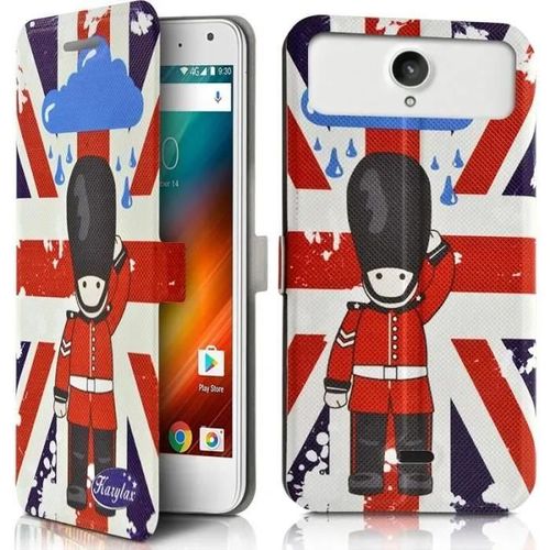 Etui De Protection Motif Mv18 (Ref.1-A) Pour Smartphone Logicom Le Wave