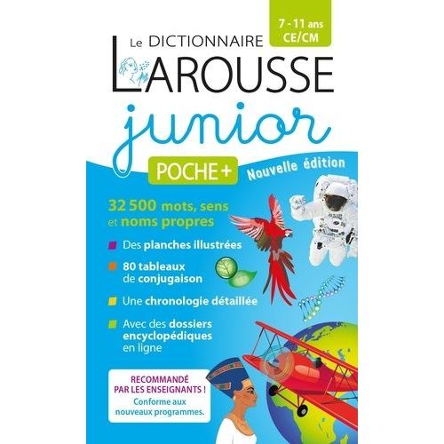 Dictionnaire Larousse Junior Poche Plus Ce/Cm
