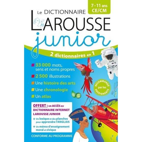 Le Dictionnaire Larousse Junior Ce/Cm