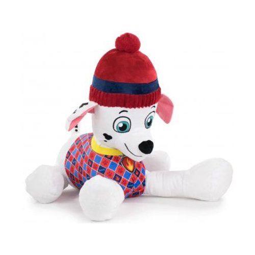 Peluche Pat Patrouille Marcus Couche 50 Cm - Chien - Set Doudou Enfant Avec Carte Tigre
