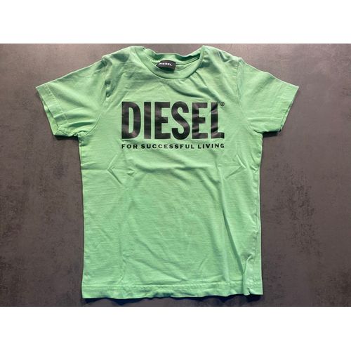T-Shirt Vert Menthe Diesel Taille 6 Ans