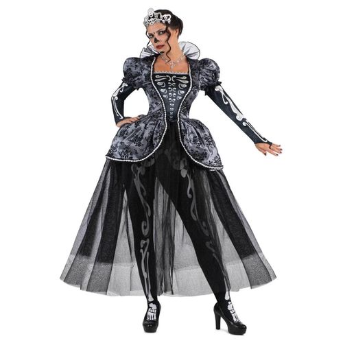 Déguisement Reine Squelette Luxe Femme - Taille: M