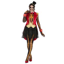 Déguisement Madame Loyal Squelette Femme - Taille: Xl
