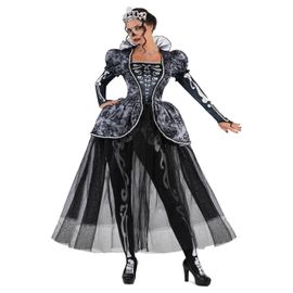 Déguisement Reine Squelette Luxe Femme - Taille: L
