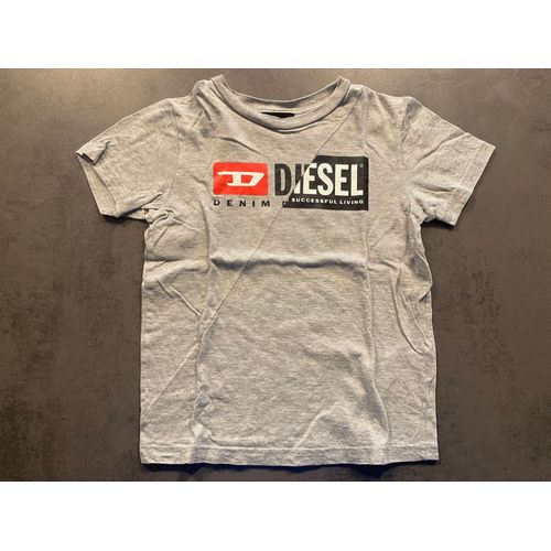 T-Shirt Gris Chiné Diesel Taille 6 Ans