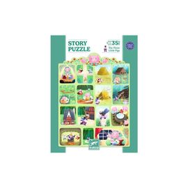 Puzzle 35 Pièces Djeco Les Trois Petits Cochons
