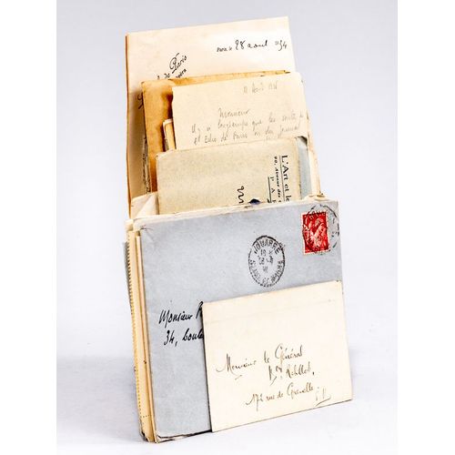 [ Lot De Courriers D'intérêt Littéraire Dont Nombreuses Lettres Autographes Signées Adressées Ou Relatifs À L'écrivain Pierre De La Batut Dont : ] Je