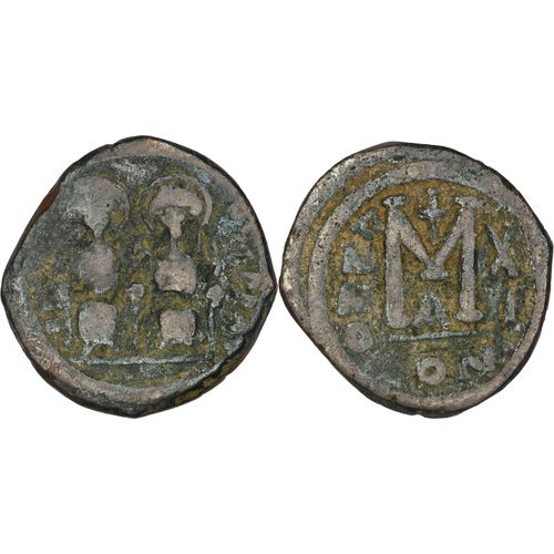 Byzance - Follis - Justin Ii Et Sophie - Constantinople - An Xii - Bc.360 - 24-367