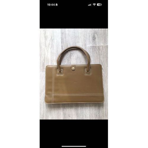 Sac à main Pierre balmain camel cuir synthétique vintage beige