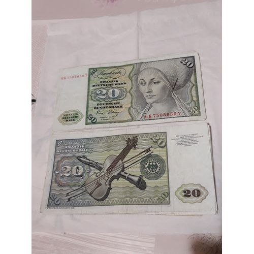 Billet, République Fédérale Allemande, 20 Deutsche Mark1980-01-02....... 1961
