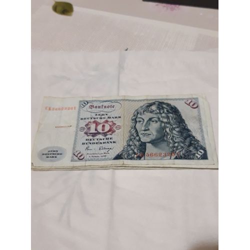 Billet De 10 Deutschmark 2 Janvier 1980...... 1963