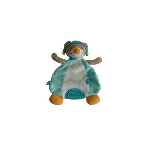 Doudou ours aviateur plat comme neuf Babysun