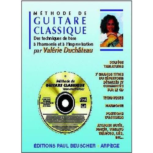 Nouvelle Methode De Guitare Classique V.Duchateau + Cd