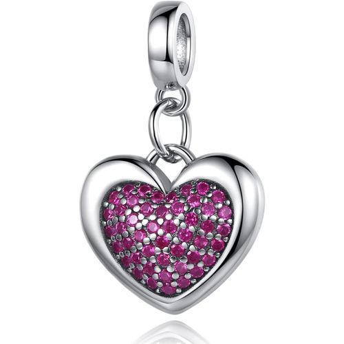 Coeur & Amour Charme 925 Perles En Argent Sterling Pour Bracelets, Halloween Anniversaire Bijoux Cadeaux Femmes Filles