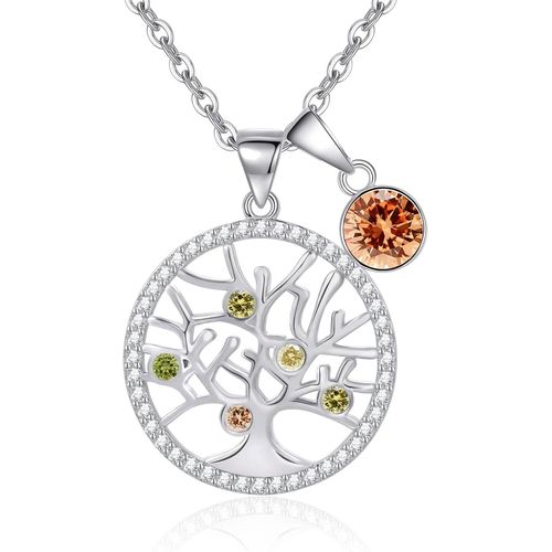 Collier Arbre De Vie Collier Femme Argent 925 Bijoux Femme Idee Cadeau Femme Maman Amie Cadeau Noel Saint Valentin Anniversaire