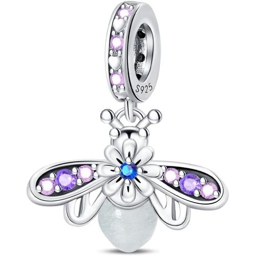 Charme Argent Sterling 925 Femmes Perles Charm Avec 5a Zircone Compatible Pour Pandora & Europ¿¿En Bracelets