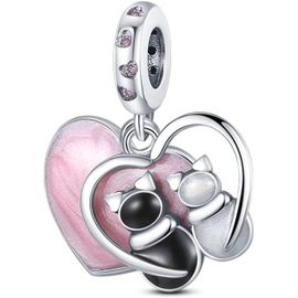 Charme Pearl En Argent Sterling 925 Pour Bracelet Et Collier