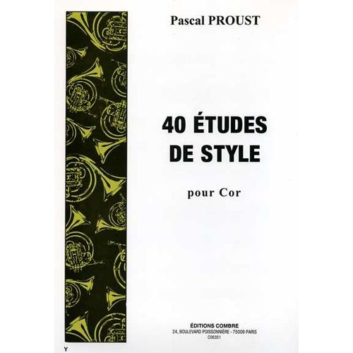 40 Etudes De Style Cor