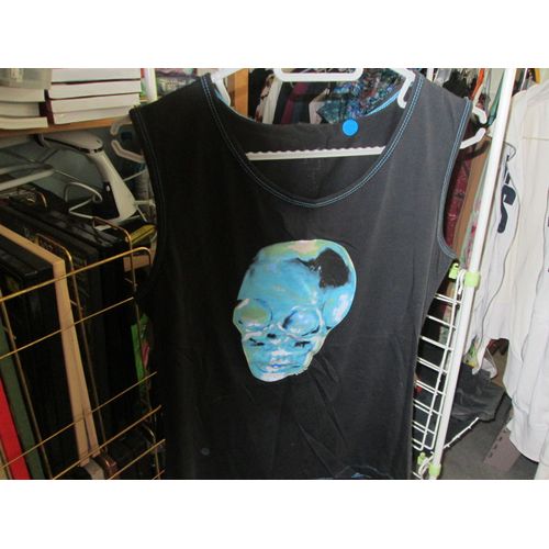 T-Shirt Noir Mylene Farmer Tournée 2009 Sans Manche Girlie S