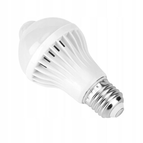 Ampoule Led E27 5w Avec Détecteur De Mouvement Et Crépuscule