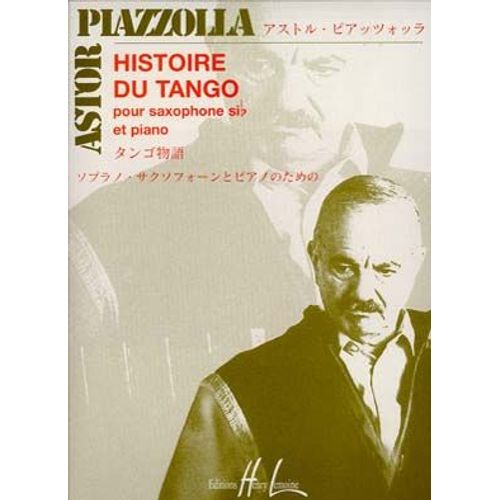 Histoire Du Tango Saxophone En Sib Et Piano