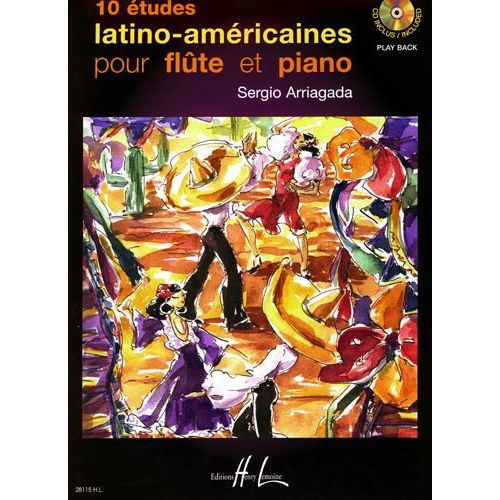 Dix Etudes Latino-Américaines Flûte Et Piano