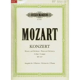 Konzert Für Klavier Und Orchester C-Dur Kv 467 (Nr. 21) Klavierauszug - 2 Klaviere