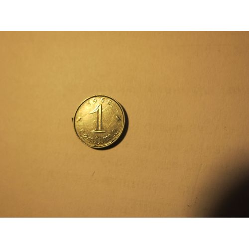 Pièce 1 Centime. 1962.