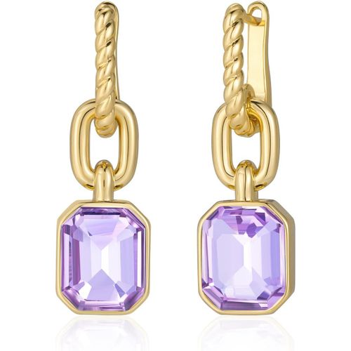 Boucles D'oreilles Pendantes En Cristal Dor¿¿, Boucles D'oreilles Cr¿¿Oles Plaqu¿¿Es Or 18 Carats Cadeau Pour M¿¿Re Femme