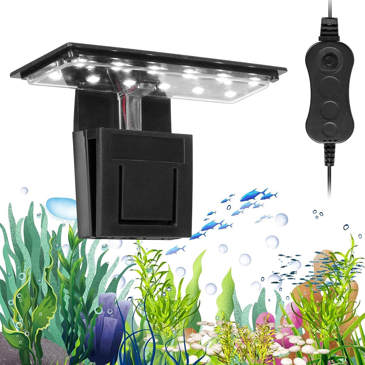 Lampe LED pour aquarium 12W/18W, avec pince, éclairage super fin,  fournitures de croissance pour plantes - AliExpress