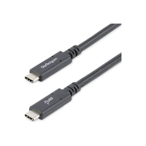 StarTech.com Câble USB-C vers USB-C avec Power Delivery 5A de 1,8 m - Cordon USB 3.0 Type-C certifié USB-IF - Noir (USB315C5C6) - Câble USB - 24 pin USB-C (M) droit pour 24 pin USB-C (M) droit -...
