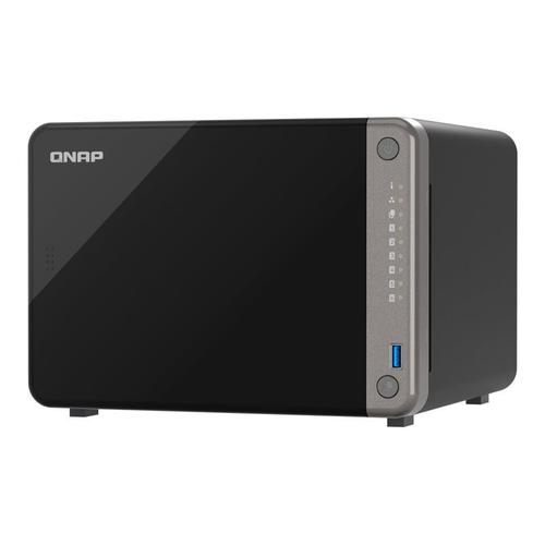 QNAP TS-AI642 - Serveur NAS - 6 Baies - SATA 6Gb/s - RAID RAID 0, 1, 5, 6, 10, 50, JBOD - RAM 8 Go - Gigabit Ethernet / 2.5 Gigabit Ethernet - iSCSI support