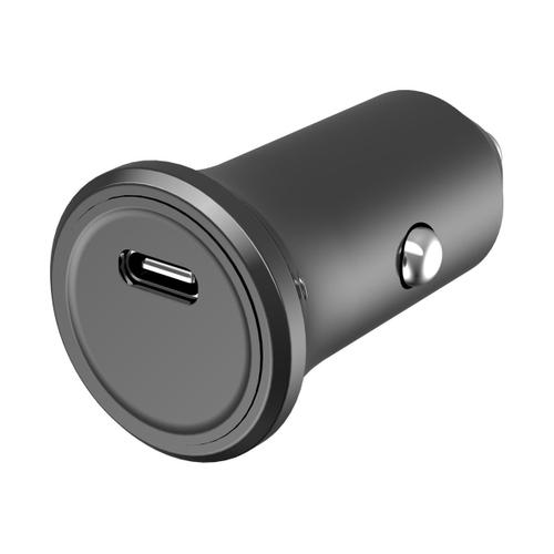 Bigben Connected - Adaptateur D'alimentation Pour Voiture - 100 % De Plastique Recyclé - 25 Watt - 3 A - Pd (24 Pin Usb-C) - Noir