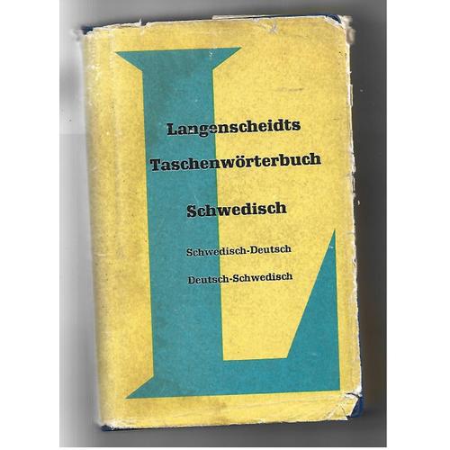 Schwedisch-Deutsch / Deutsch-Schwedisch-. Taschenwoerterbuch. Langenscheidt